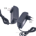 12V 1A Wall Mount Power Supply Adapter - AC 100-240V to DC with US/UK/EU/AU Plugs